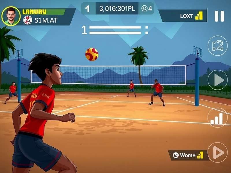 Chennai Volley Strike Gameplay Screenshot